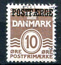 Danmark Afa 21 Stemplet Postfærge