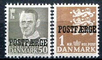Danmark Afa 34 - 35 Postfrisk Postfærge