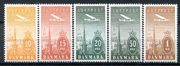 Danmark Afa 216 - 20 Ustemplet