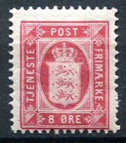 Danmark Afa 06B Stemplet Tjenestemærker