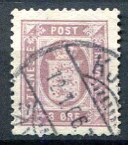 Danmark Afa 04B Stemplet Tjenestemærker