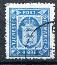 Danmark Afa 05 Stemplet Tjenestemærker