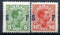 Danmark Afa 1 - 2 Postfrisk S.F.