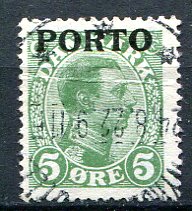 Danmark Afa 02 Stemplet Porto