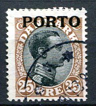 Danmark Afa 06 Stemplet Porto