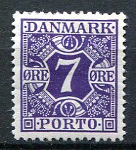 Danmark Afa 21 Ustemplet Porto