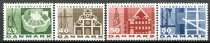 Danmark Afa 454F - 57F Postfrisk