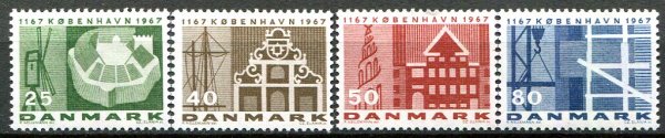 Danmark Afa 454F - 57F Postfrisk