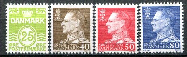 Danmark Afa 430 - 33 Postfrisk