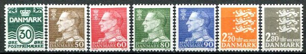 Danmark Afa 459F - 65F Postfrisk