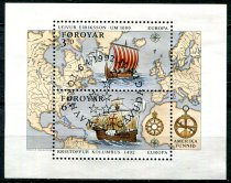 Færøerne Afa 225a - 26a Stemplet Miniark