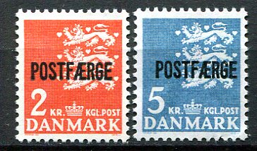 Danmark Afa 49 - 50 Postfrisk Postfærge