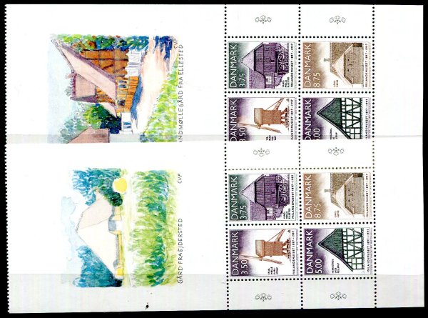 Danmark Afa 1143A - 43B Postfrisk Miniark