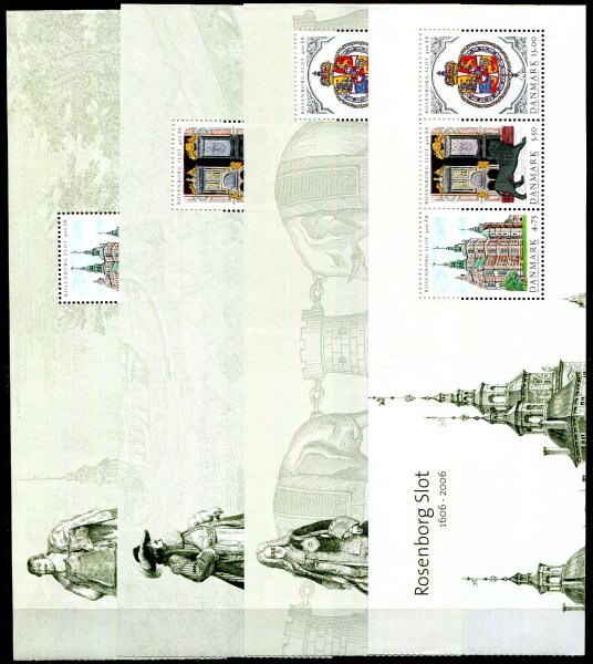 Danmark Afa 1466 - 69 Postfrisk Miniark
