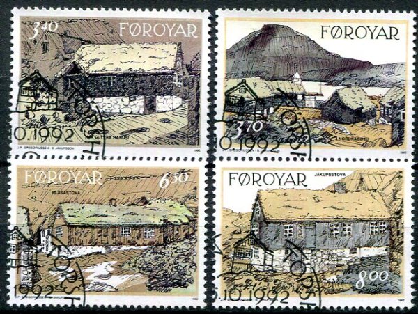 Færøerne Afa 231 - 34 Stemplet