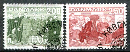 Danmark Afa 785 - 86 Stemplet
