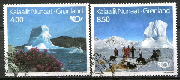 Grønland Afa 218 - 19 Stemplet