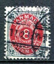 Danmark Afa 25 Stemplet