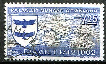 Grønland Afa 226 Stemplet