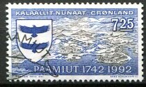 Grønland Afa 226 Stemplet