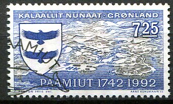Grønland Afa 226 Stemplet