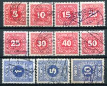 Østrig Afa 047 - 57 Stemplet Porto