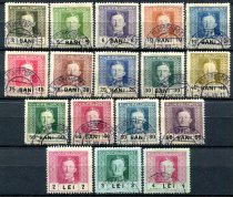 Østrig Afa 18 – 34 Stemplet Feltpost i Rumænien