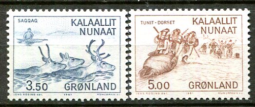 Grønland Afa 131 - 32 Postfrisk