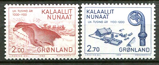 Grønland Afa 138 - 39 Postfrisk