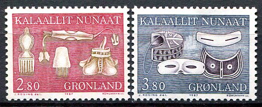 Grønland Afa 174 - 75 Postfrisk