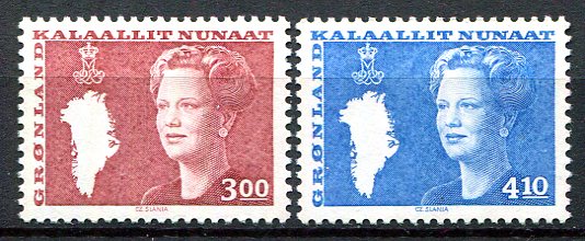 Grønland Afa 179 - 80 Postfrisk