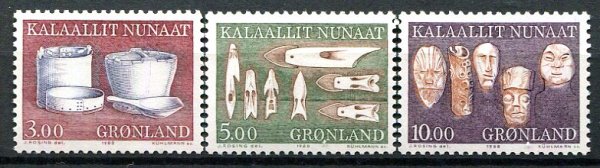 Grønland Afa 186 - 88 Postfrisk