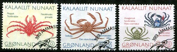 Grønland Afa 232 - 34 Stemplet