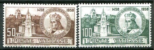 Vertikanstaten Afa 347 - 48 Postfrisk