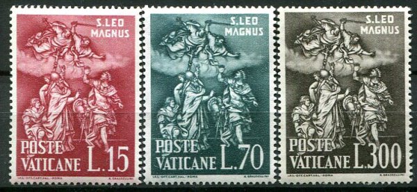 Vertikanstaten Afa 386 - 88 Postfrisk