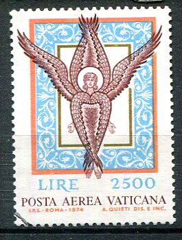Vertikanstaten Afa 652 Stemplet