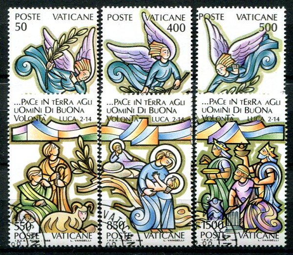 Vertikanstaten Afa 973 - 78 Stemplet