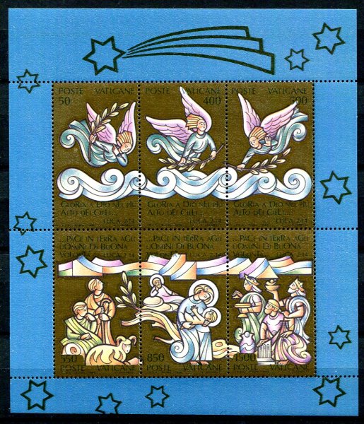 Vertikanstaten Afa 973 - 28 Postfrisk Miniark