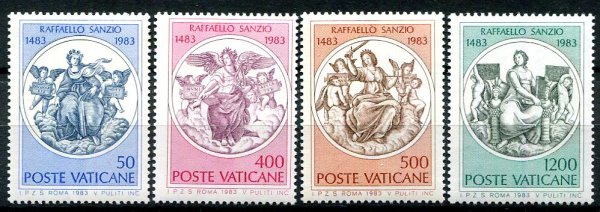 Vertikanstaten Afa 846 - 49 Postfrisk