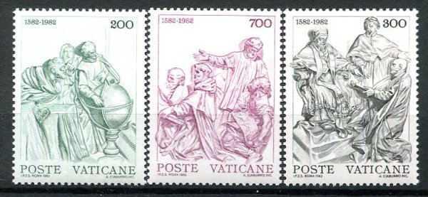Vertikanstaten Afa 831 - 33 Postfrisk