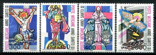 Vertikanstaten Afa 836 - 39 Postfrisk