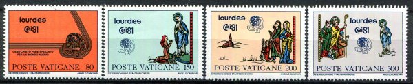 Vertikanstaten Afa 805 - 08 Postfrisk