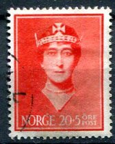 Norge Afa 206 Stemplet