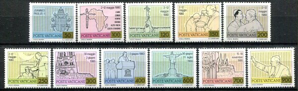 Vertikanstaten Afa 812 - 22 Postfrisk