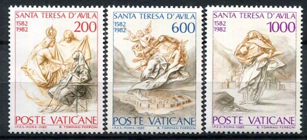 Vertikanstaten Afa 828 - 30 Postfrisk