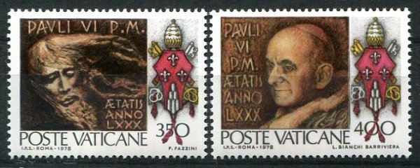 Vertikanstaten Afa 738 - 39 Postfrisk
