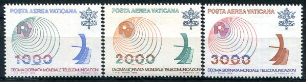 Vertikanstaten Afa 743 - 45 Postfrisk