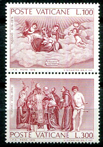 Vertikanstaten Afa 698 - 99 Postfrisk Sammentryk