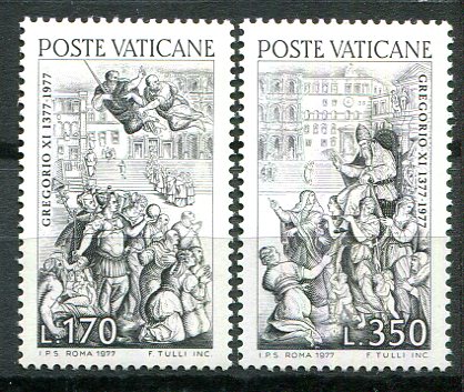 Vertikanstaten Afa 721 - 22 Postfrisk