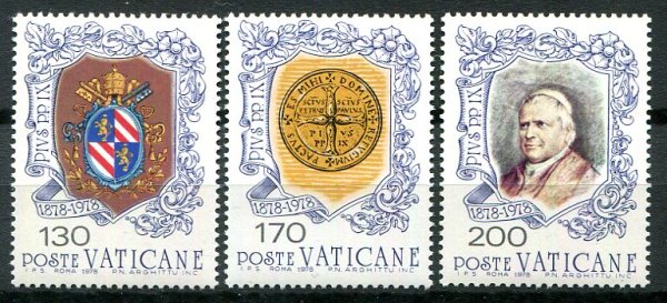 Vertikanstaten Afa 740 - 42 Postfrisk
